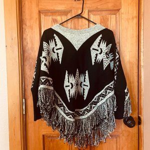 Earthbound Southwest Fringe Poncho